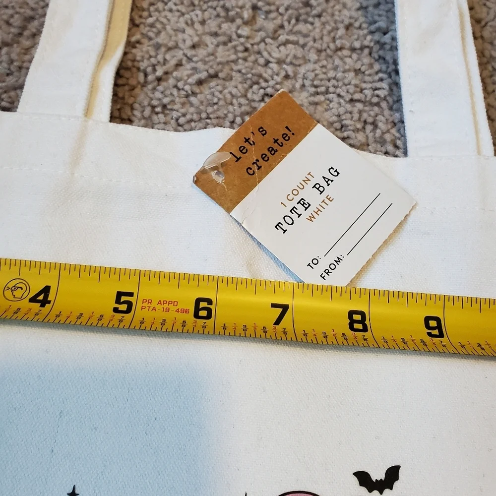 Trick or Teach Ghost Tote Bag